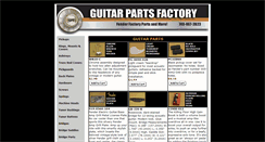 Desktop Screenshot of guitarpartsfactory.com