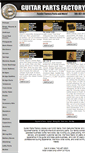 Mobile Screenshot of guitarpartsfactory.com